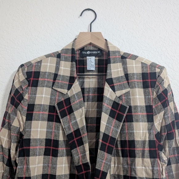 Sag Harbor Linen Blend Blazer / 14 - Picture 2 of 8